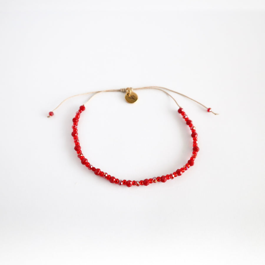 PULSERA GAIA ROJO