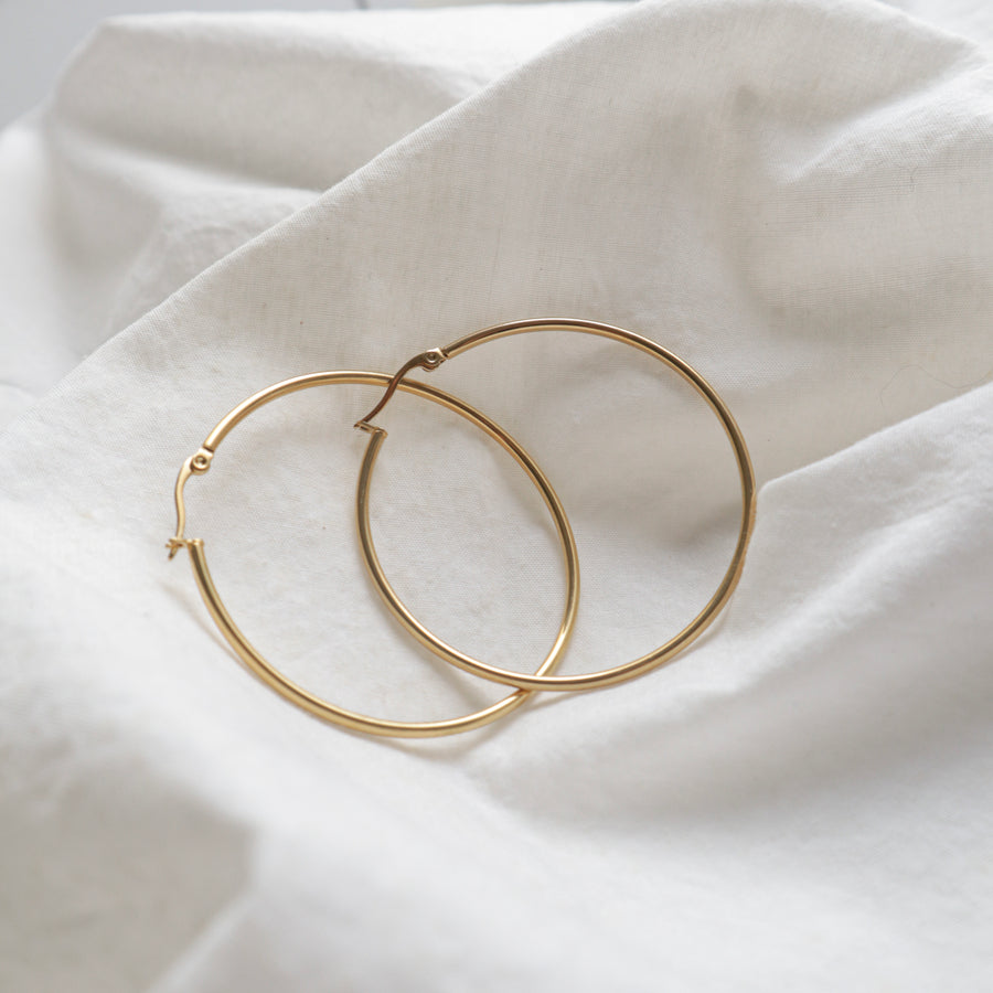 CLAVEL HOOP EARRINGS