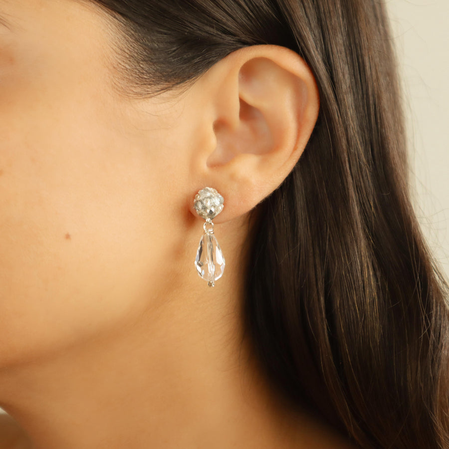 ARETES AMARELLA PLATEADO