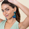 STATEMENT EARRINGS ARETES FLORALES