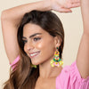 STATEMENT EARRINGS ARETES FLORALES